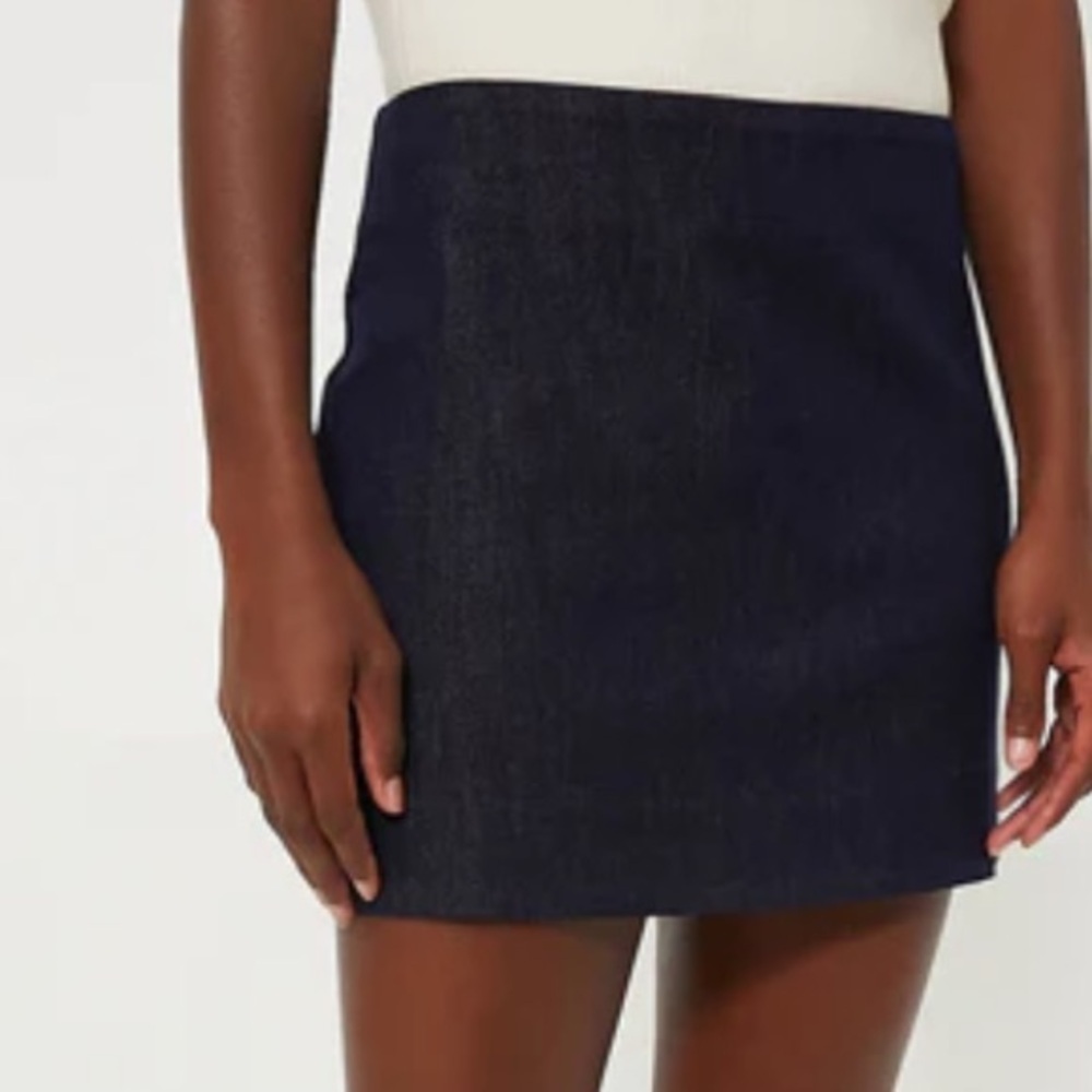 Navy Denim Taryn Mini Skirt